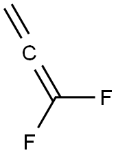 1,1-Difluoropropadiene 结构式