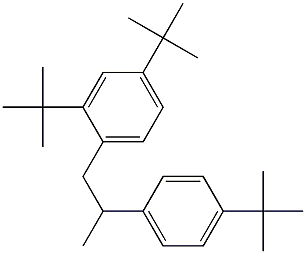 1-(2,4-Di-tert-butylphenyl)-2-(4-tert-butylphenyl)propane 结构式