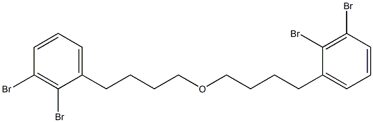 2,3-Dibromophenylbutyl ether 结构式