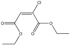 Chloromaleic acid diethyl ester 结构式