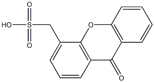 (9-Oxo-9H-xanthen-4-yl)methanesulfonic acid 结构式