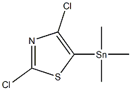 2,4-Dichloro-5-(trimethylstannyl)thiazole 结构式