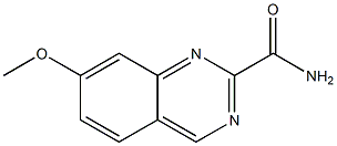7-Methoxyquinazoline-2-carboxamide 结构式