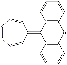 9-(2,4,6-Cycloheptatrien-1-ylidene)-9H-xanthene 结构式