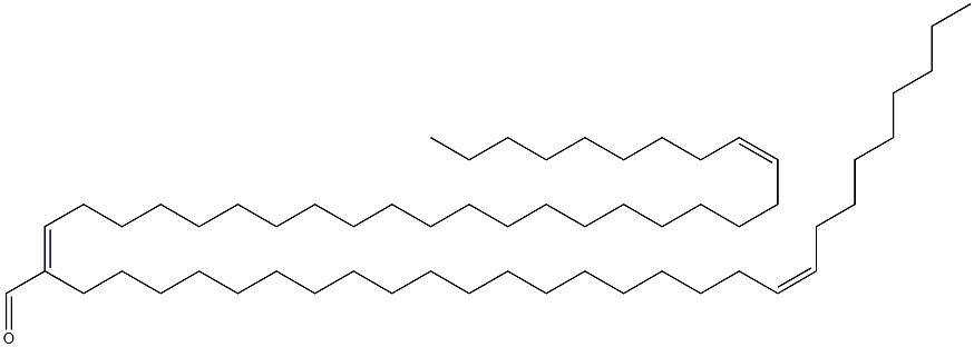 (2E,23Z)-2-[(19Z)-19-Octacosen-1-yl]dotriaconta-2,23-dienal 结构式