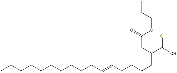 2-(5-Hexadecenyl)succinic acid 1-hydrogen 4-propyl ester 结构式