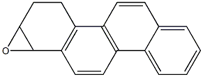 1,2,3,4-Tetrahydro-1,2-epoxychrysene 结构式