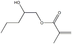 Methacrylic acid (2-hydroxypentyl) ester 结构式