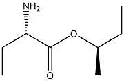 (R)-2-Aminobutanoic acid (S)-1-methylpropyl ester 结构式
