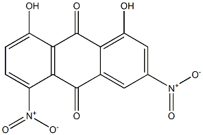 1,8-Dihydroxy-3,5-dinitroanthraquinone 结构式