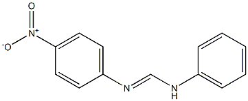 N1-(Phenyl)-N2-(4-nitrophenyl)formamidine 结构式