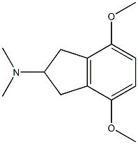 4,7-Dimethoxy-2-(dimethylamino)indane 结构式