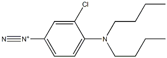 3-Chloro-4-(dibutylamino)benzenediazonium 结构式