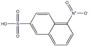 1-Nitro-6-naphthalenesulfonic acid 结构式