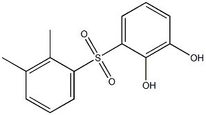 2,3-Dihydroxy-2',3'-dimethyl[sulfonylbisbenzene] 结构式