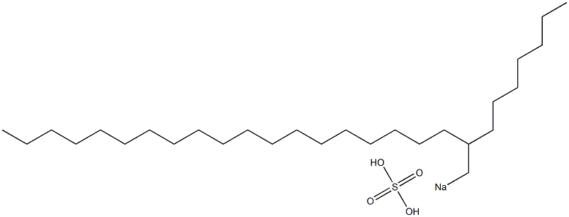 Sulfuric acid 2-heptylhenicosyl=sodium salt 结构式