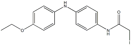 2-Iodo-4'-(4-ethoxyanilino)acetoanilide 结构式