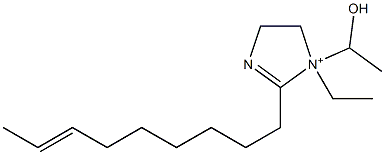 1-Ethyl-1-(1-hydroxyethyl)-2-(7-nonenyl)-2-imidazoline-1-ium 结构式