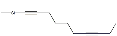 (1,7-Decadiynyl)trimethylsilane 结构式