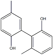 5,6'-Dimethyl-1,1'-biphenyl-2,2'-diol 结构式