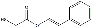 Mercaptoacetic acid styryl ester 结构式