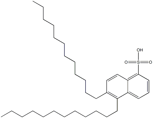 5,6-Didodecyl-1-naphthalenesulfonic acid 结构式
