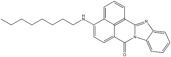 4-(Octylamino)-7H-benzimidazo[2,1-a]benzo[de]isoquinoline-7-one 结构式