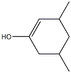 3,5-Dimethyl-1-cyclohexen-1-ol 结构式