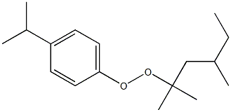 4-Isopropylphenyl 1,1,3-trimethylpentyl peroxide 结构式