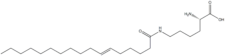 N6-(6-Heptadecenoyl)lysine 结构式