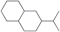 3-Isopropylbicyclo[4.4.0]decane 结构式