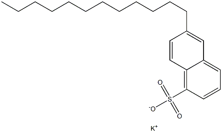 6-Dodecyl-1-naphthalenesulfonic acid potassium salt 结构式