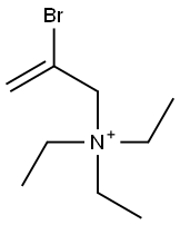 N-(2-Bromoallyl)-N,N-diethylethanaminium 结构式