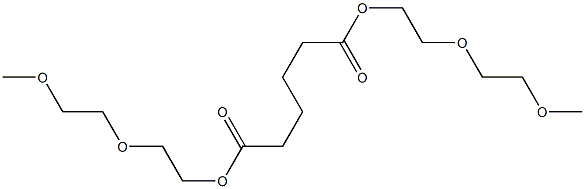 Butane-1,4-dicarboxylic acid bis[2-(2-methoxyethoxy)ethyl] ester 结构式