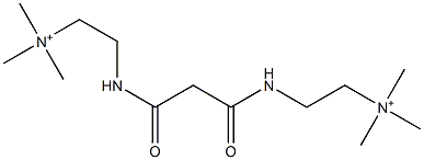 2,2'-(Malonylbisimino)bis(N,N,N-trimethylethanaminium) 结构式