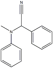 Phenyl(N-methylanilino)acetonitrile 结构式