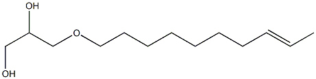 3-(8-Decenyloxy)-1,2-propanediol 结构式