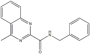 N-Benzyl-4-methylquinazoline-2-carboxamide 结构式