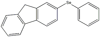 2-(Phenylseleno)-9H-fluorene 结构式