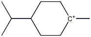 1-Methyl-4-isopropylcyclohexane-1-cation 结构式