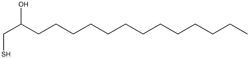1-Mercapto-2-pentadecanol 结构式