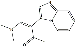 3-[1-[(Dimethylamino)methylene]-2-oxopropyl]imidazo[1,2-a]pyridine 结构式