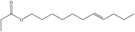 Propionic acid 7-undecenyl ester 结构式