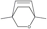 1,4-Dimethyl-2-oxabicyclo[2.2.2]oct-5-ene 结构式