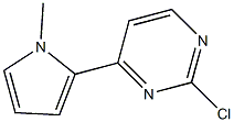 2-Chloro-4-(1-methyl-1H-pyrrol-2-yl)pyrimidine 结构式