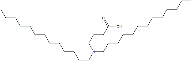 4-(Ditridecylamino)butyric acid 结构式
