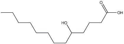 5-Hydroxytridecanoic acid 结构式