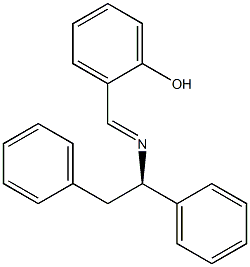 (+)-o-[N-[(R)-1,2-Diphenylethyl]formimidoyl]phenol 结构式