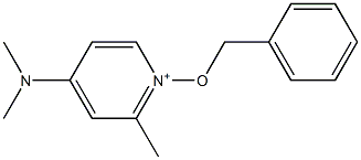 4-(Dimethylamino)-2-methyl-1-(benzyloxy)pyridinium 结构式