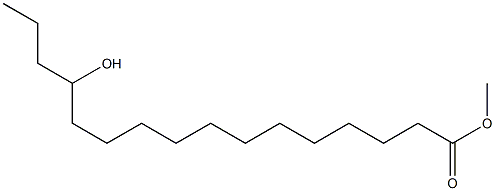 13-Hydroxyhexadecanoic acid methyl ester 结构式